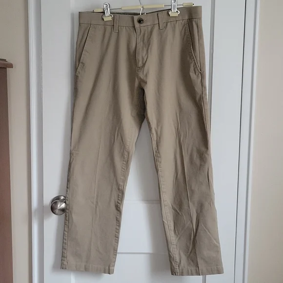 Haggar | Pants | Mens Jmhaggar Tan Slim Fit Dress Pant 33x29 | Poshmark
